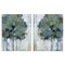Stupell Industries Tree Impressions Abstract 2pc Canvas Wall Art Set Design by Nan